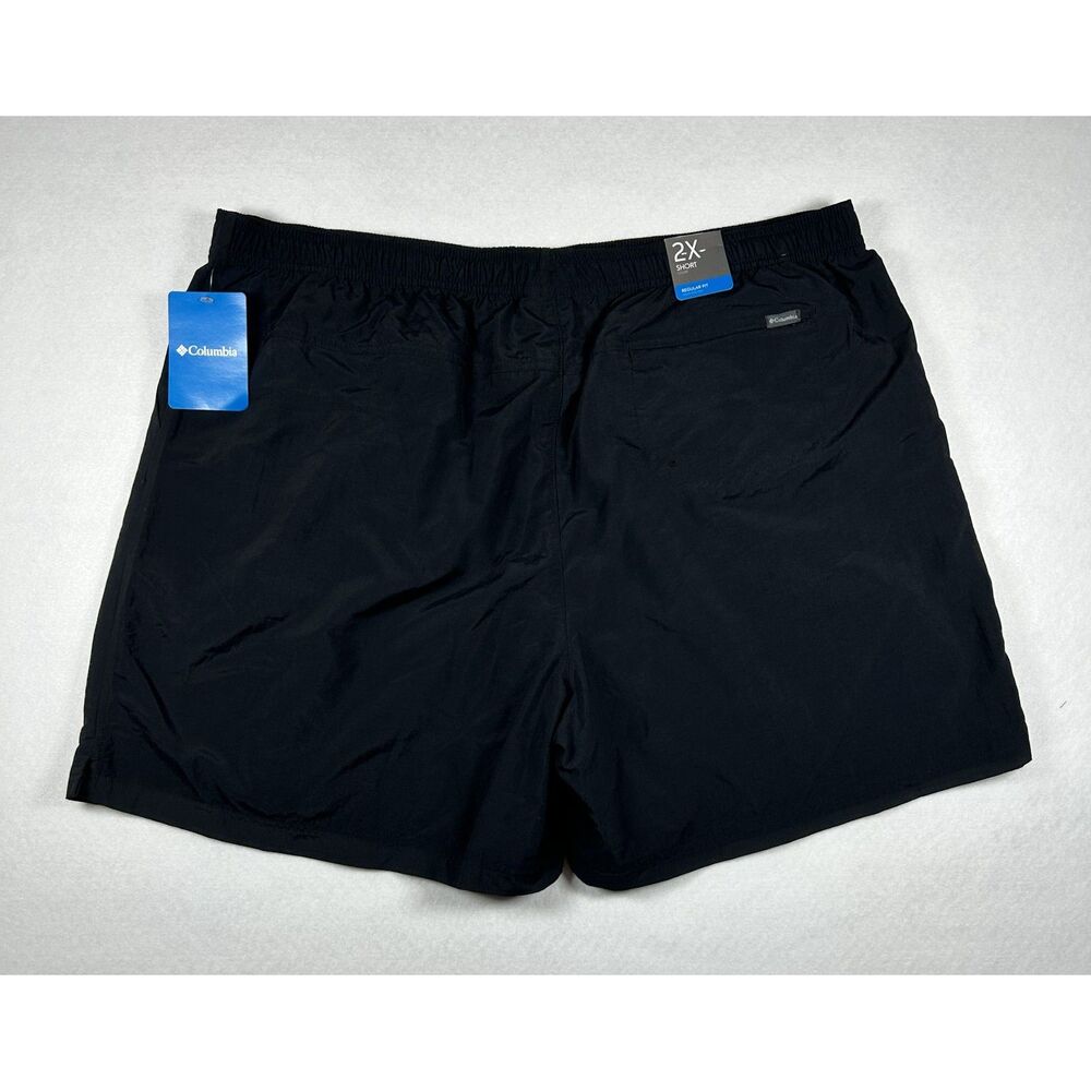 NWT Columbia Sandy River Shorts Womens 2X Black 6" Inseam Nylon Hiking Water - Picture 2 of 7